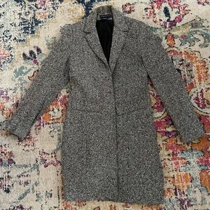 Marbled double breasted coat